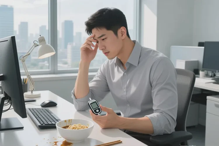 34岁中餐血糖13.2是怎么回事(图1)