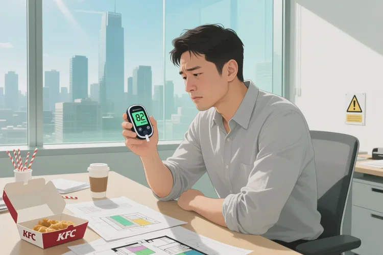 33岁中午血糖12.3是怎么回事(图1)