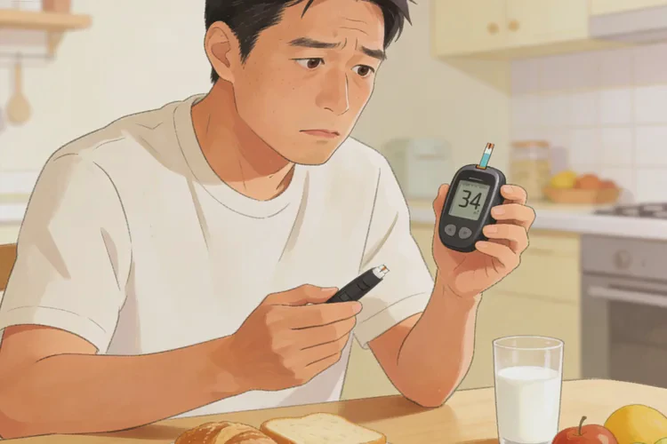 34岁早餐血糖10.4是怎么回事(图1)