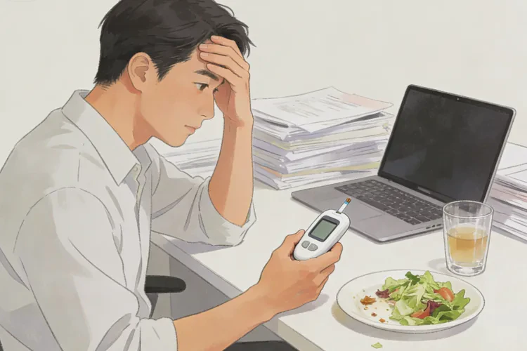 34岁晚餐血糖3点4是怎么回事(图1)