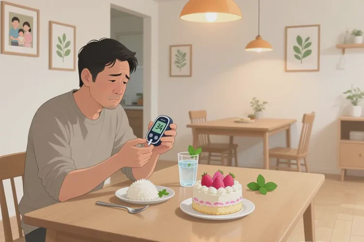 34岁晚餐血糖13.5是怎么回事(图1)