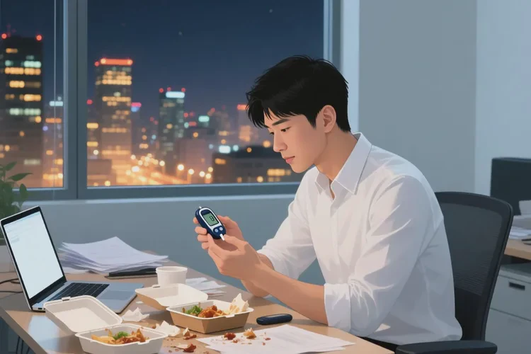 34岁晚餐血糖6点4是怎么回事(图1)