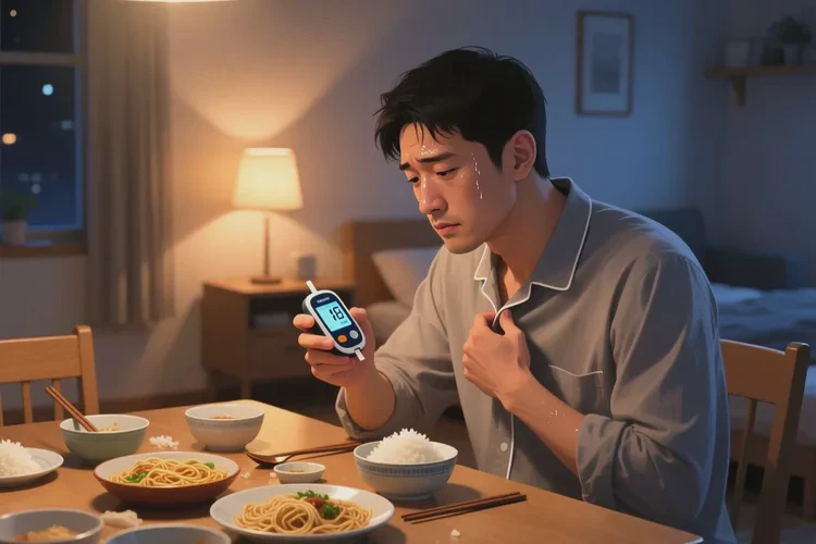 34岁晚餐血糖26.4是怎么回事(图1)