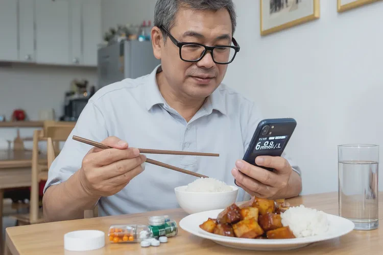 39岁中餐血糖14.4是怎么回事(图1)