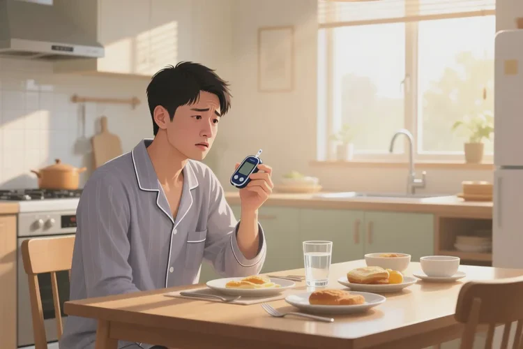 34岁早餐血糖22.8是怎么回事(图1)