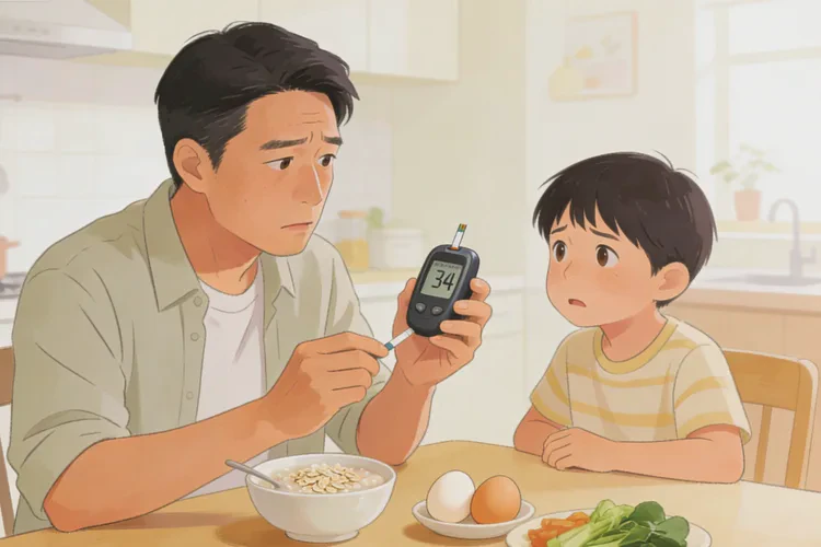 34岁早餐血糖12.6是怎么回事(图1)