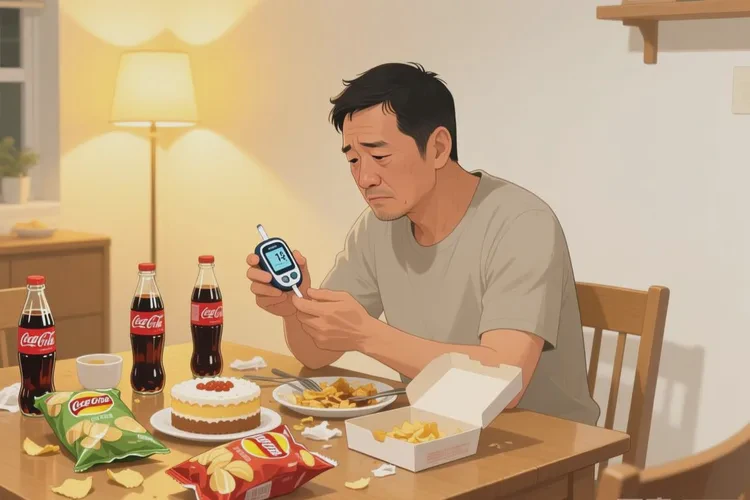 34岁晚餐血糖15.7是怎么回事(图1)