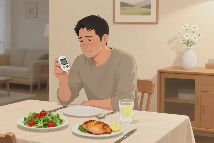 34岁晚餐血糖3点7是怎么回事(图1)