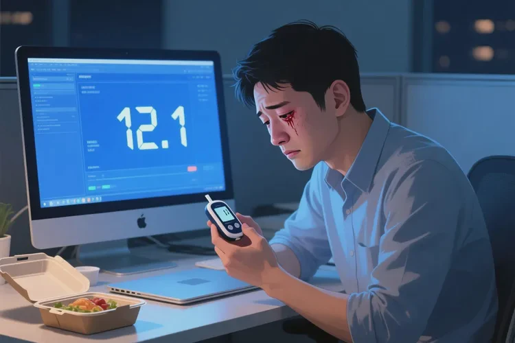 34岁餐后血糖12.1是怎么回事(图1)