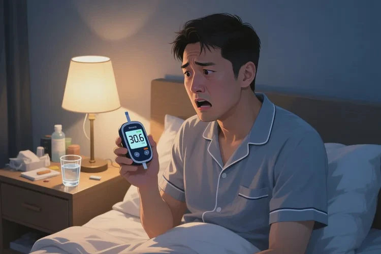 33岁晚上血糖30.6是怎么回事(图1)