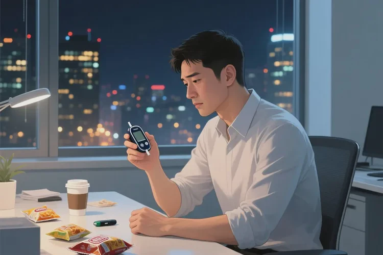 34岁空腹血糖24.6是怎么回事(图1)