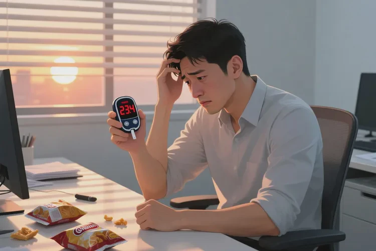 33岁下午血糖23.4是怎么回事(图1)