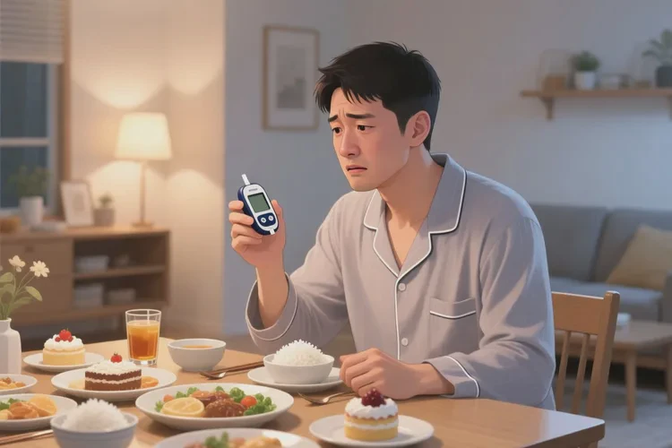 34岁晚餐血糖23.1是怎么回事(图1)