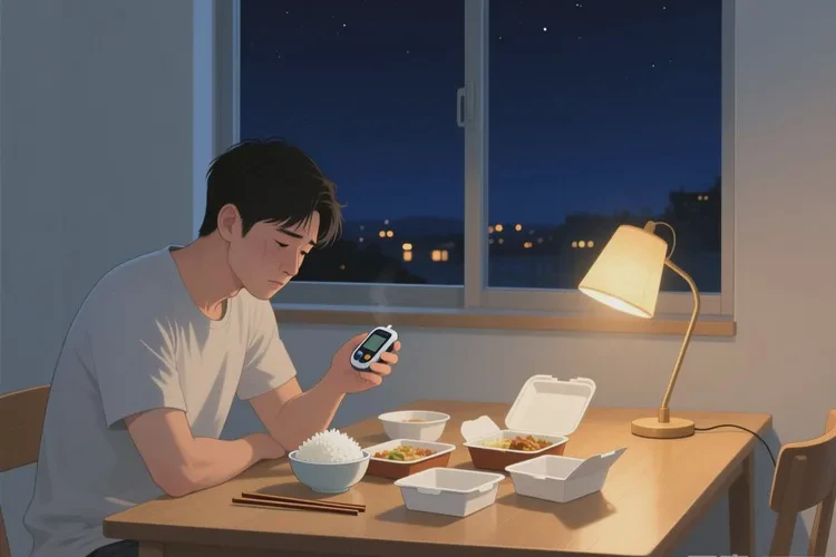 34岁晚餐血糖14.8是怎么回事(图1)