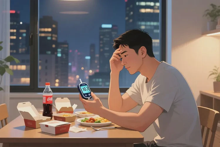 34岁晚餐血糖10点3是怎么回事(图1)