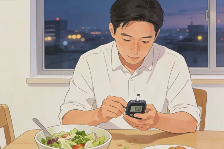 34岁晚餐血糖4点8是怎么回事(图1)