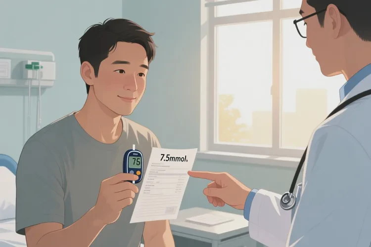 34岁空腹血糖7点5是怎么回事(图1)