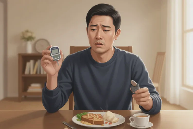 34岁中餐血糖19.8是怎么回事(图1)