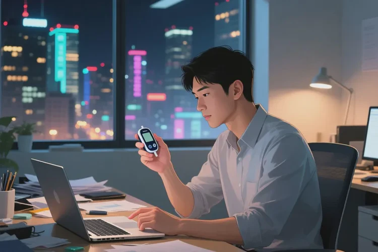 34岁晚餐血糖24.6是怎么回事(图1)