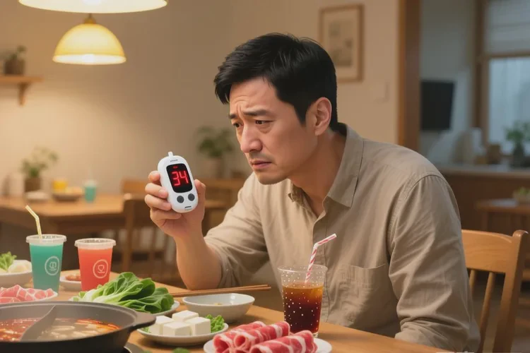 34岁晚餐血糖15点9是怎么回事(图1)