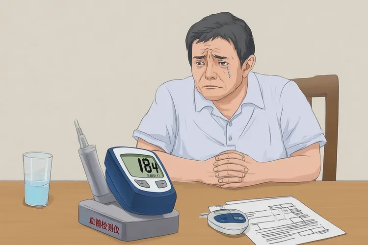 39岁早上空腹血糖18点4是怎么回事(图1)