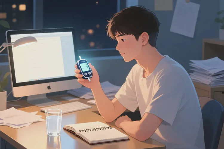 33岁晚上血糖24.4是怎么回事(图1)