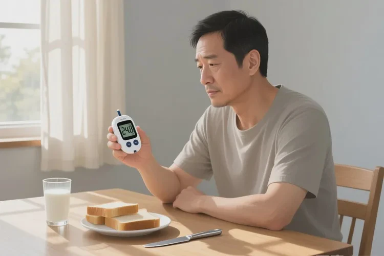 34岁早餐血糖24.8是怎么回事(图1)