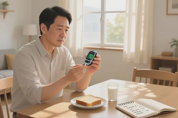 34岁早餐血糖4点8是怎么回事(图1)