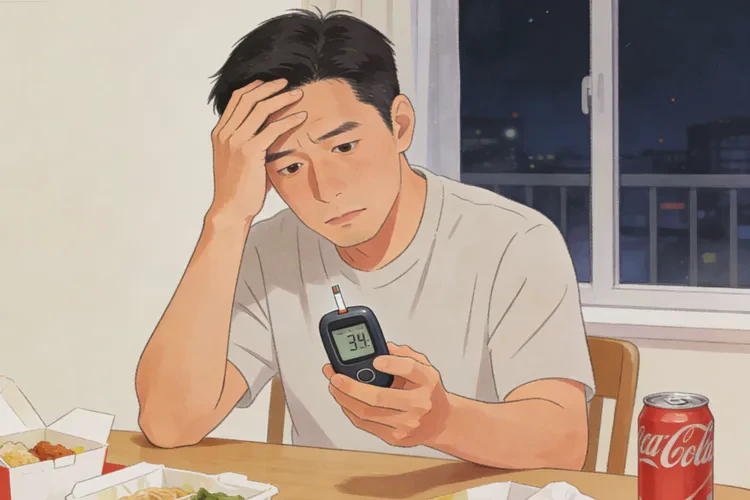 34岁晚上血糖10.3是怎么回事(图1)