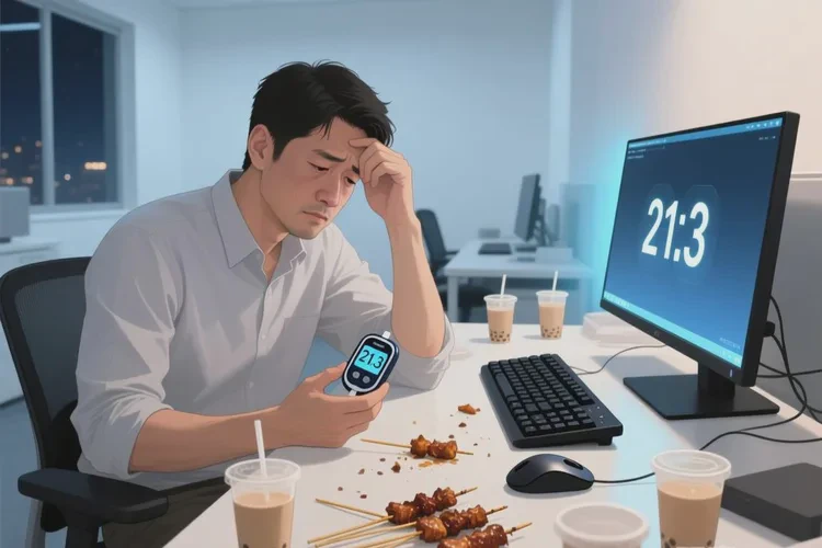 34岁睡前血糖21.3是怎么回事(图1)