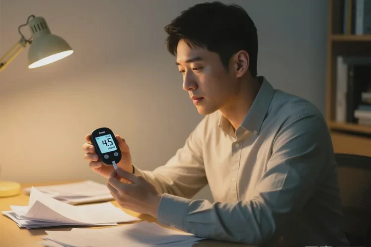 34岁晚上血糖4.5是怎么回事(图1)