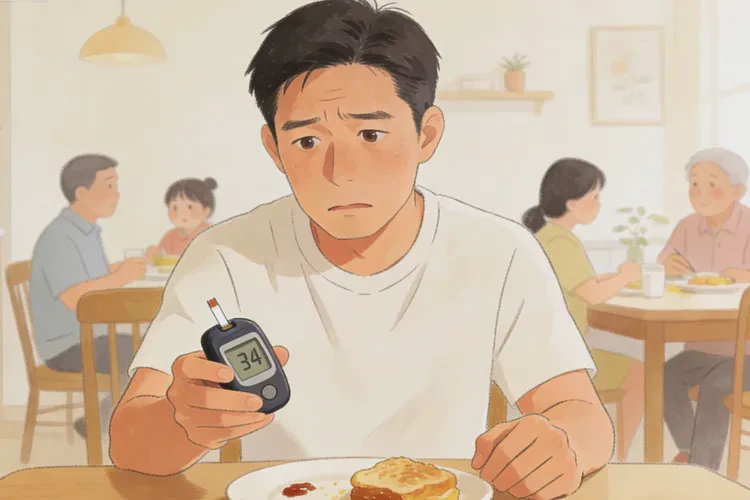 34岁中午血糖12.7是怎么回事(图1)