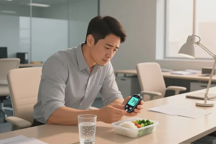 34岁中餐血糖9点8是怎么回事(图1)