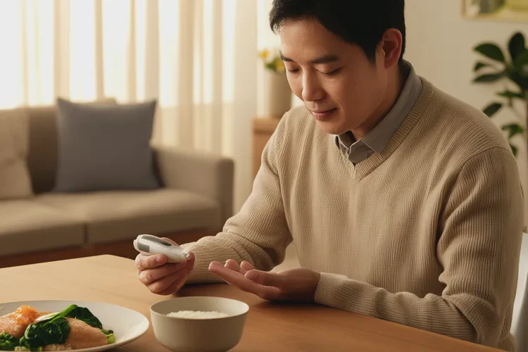 41岁晚餐血糖4点4是怎么回事(图1)