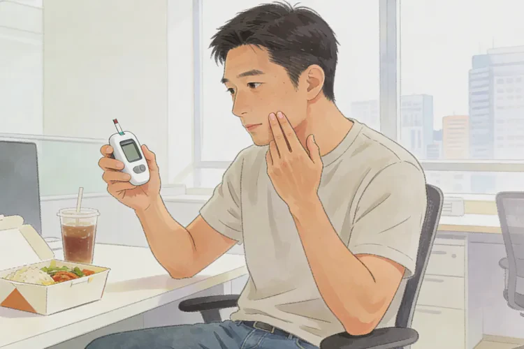 34岁中午血糖12.8是怎么回事(图1)