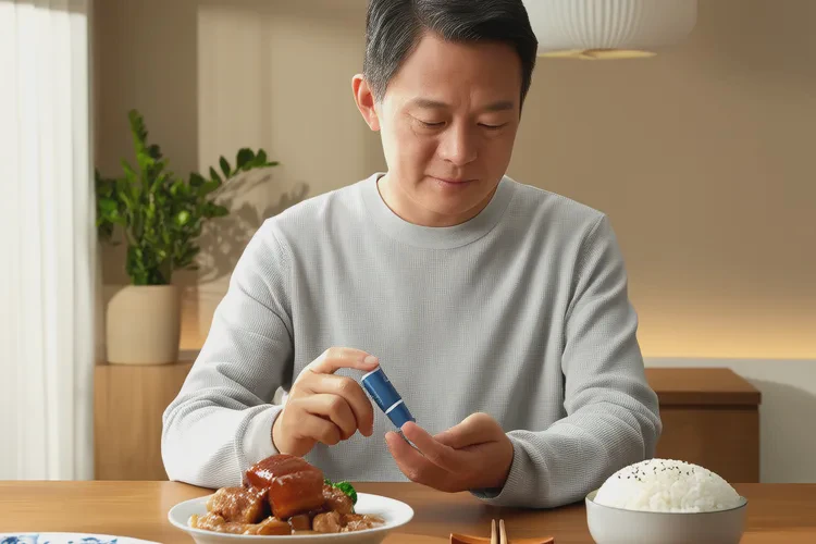 41岁中餐血糖9.8是怎么回事(图1)