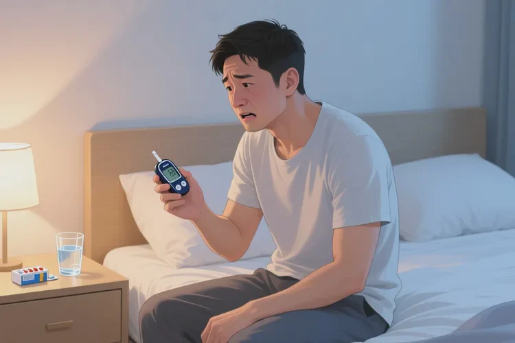 34岁晚上血糖30.4是怎么回事(图1)