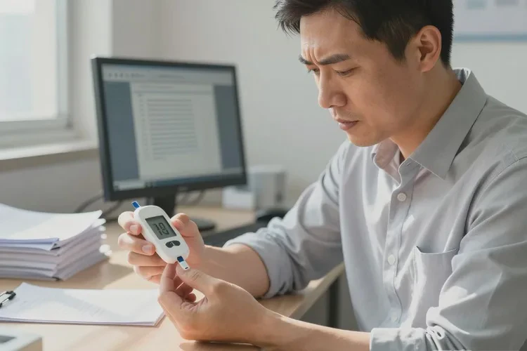 34岁中餐血糖13点8是怎么回事(图1)