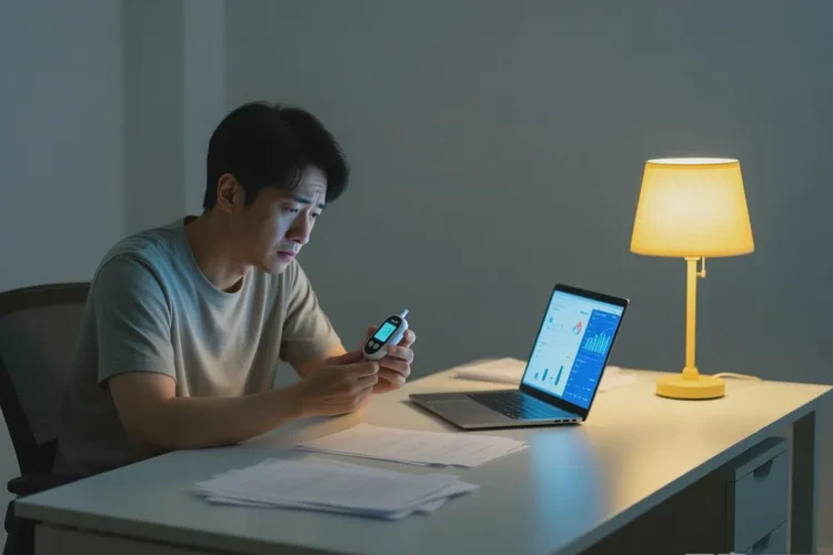 34岁晚上血糖17.4是怎么回事(图1)