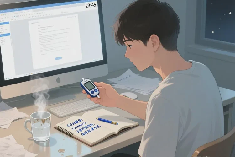 34岁晚上血糖26.2是怎么回事(图1)