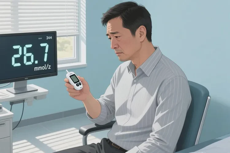 34岁中午血糖26.7是怎么回事(图1)