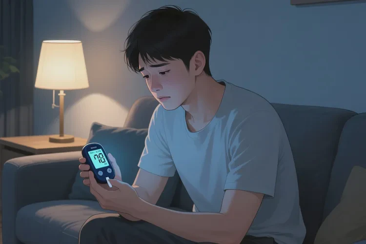 34岁晚上血糖30.7是怎么回事(图1)