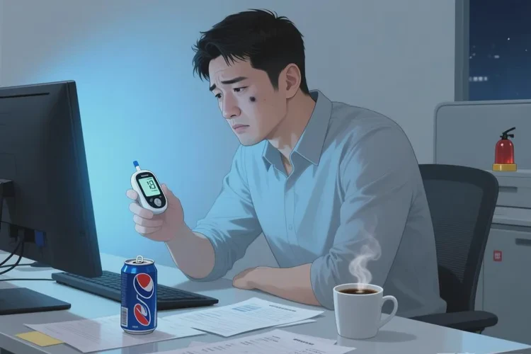 34岁早上空腹血糖21.5是怎么回事(图1)