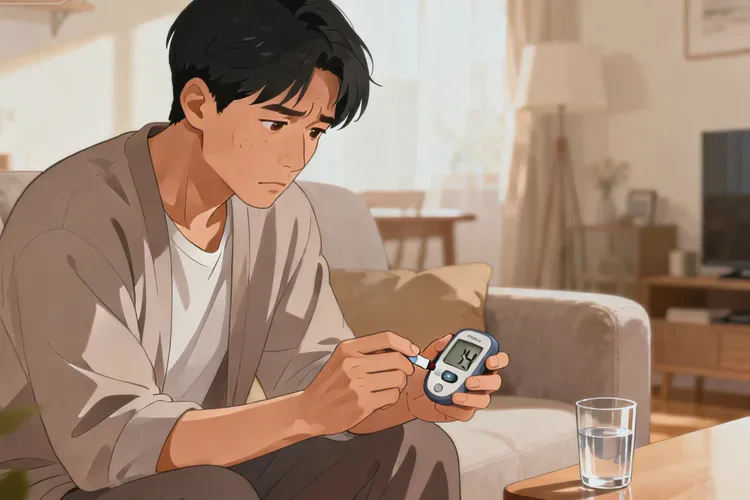 34岁晚上血糖18.4是怎么回事(图1)