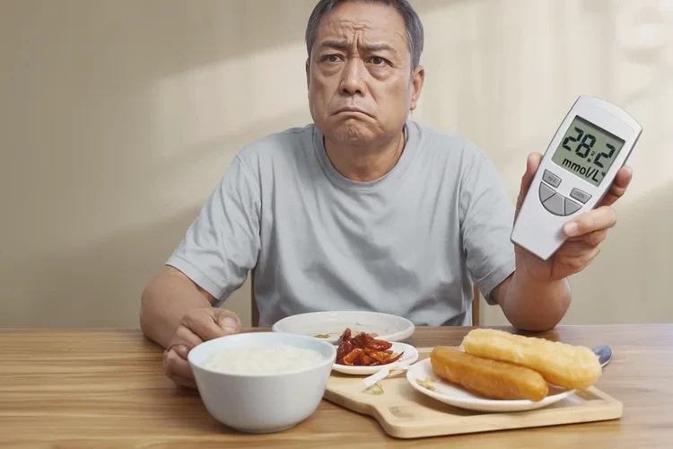 41岁早餐血糖28.2是怎么回事(图1)