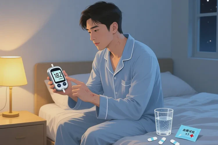 34岁晚上血糖20点0是怎么回事(图1)