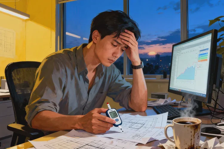 34岁早上空腹血糖8点4是怎么回事(图1)