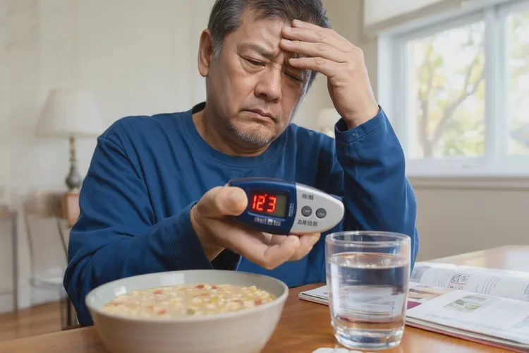 41岁早餐血糖12.3是怎么回事(图1)