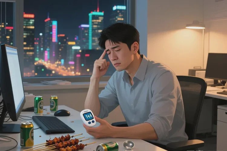 34岁晚上血糖14点4是怎么回事(图1)