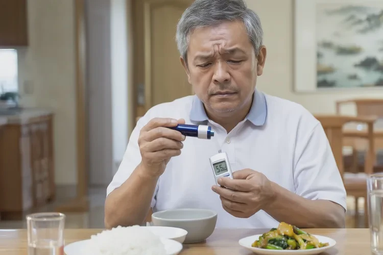 41岁晚餐血糖22.3是怎么回事(图1)